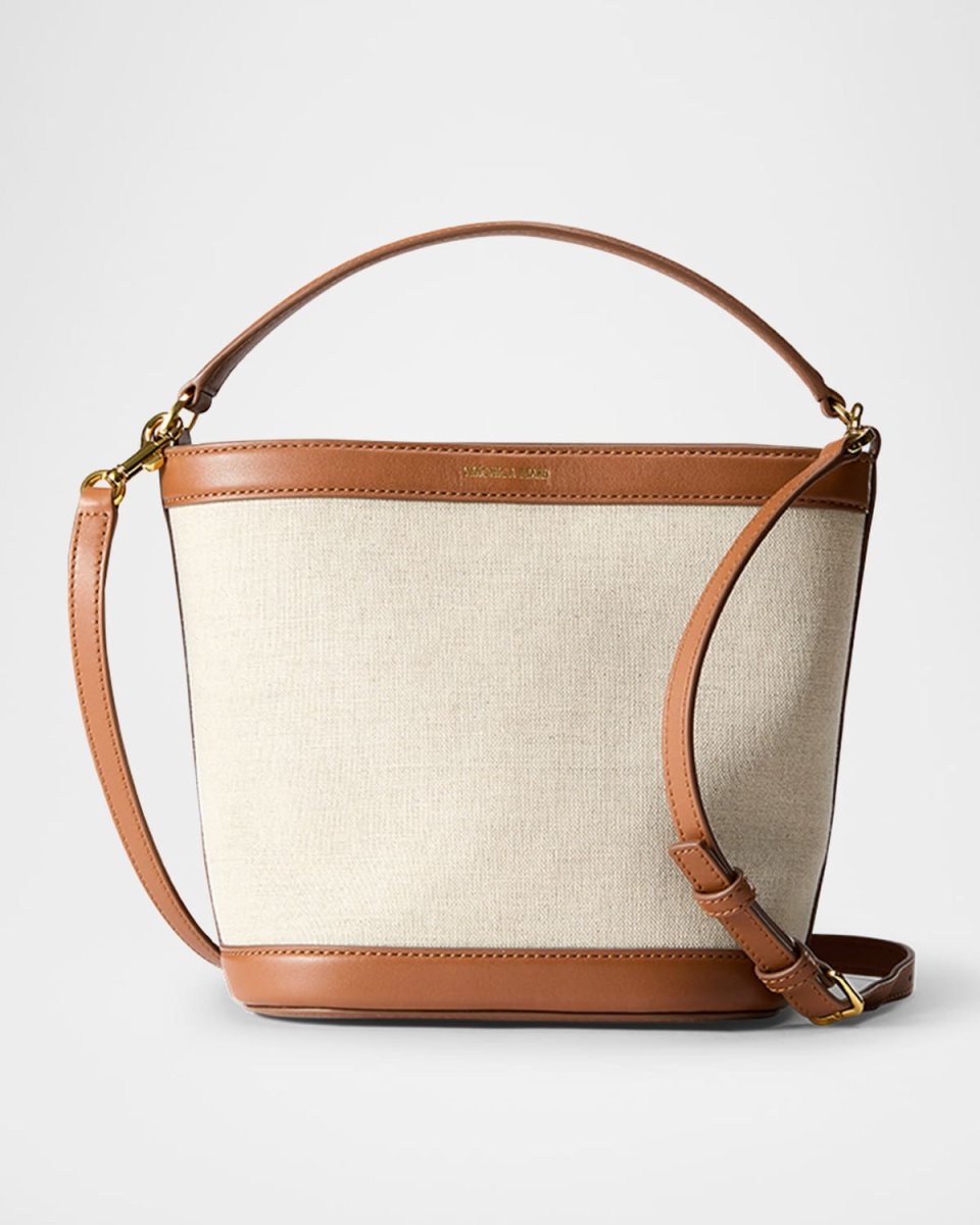 Small Canvas Bucket Bag